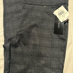 Stretch Waist Women's Gray Trousers